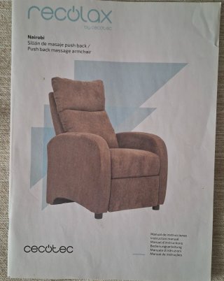 Sillón Relax  y Sillón reclinable cecotec