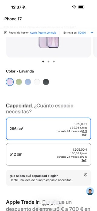 Iphone 17 256GB// BAT95% !!GARANTÍA!!CAMBIOS!!