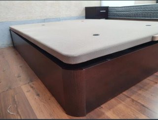 Canapé abatible madera con colchón