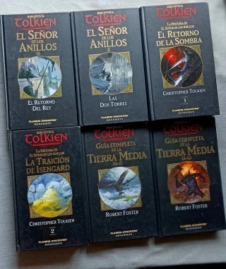Lote 6 Volúmenes Biblioteca Tolkien