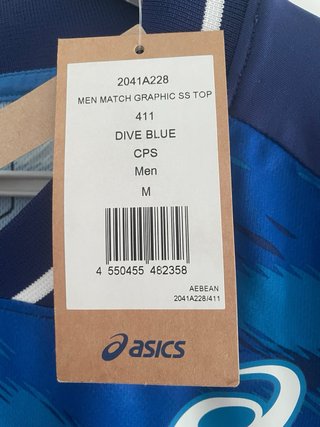 Maglietta da tennis Asics toni blu