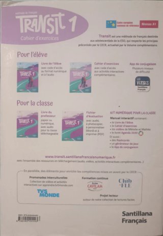 Lote de libros de actividades de inglés y francés