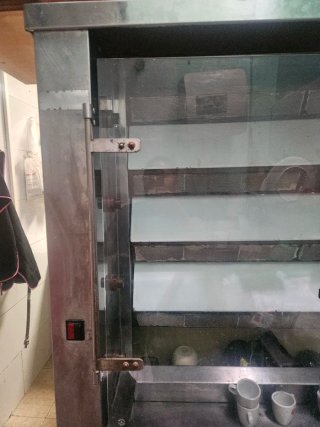 Asador de pollos a gas