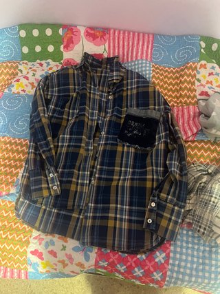 Camisa de cuadros mujer