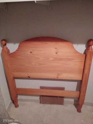 Cabecero de madera para cama de 90