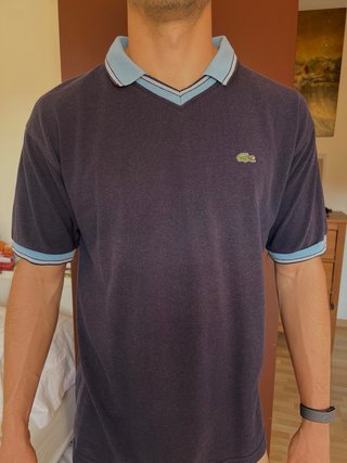 Polo vintage Chemise Lacoste Made in France L/M