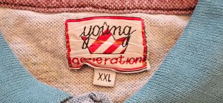 Polo Uomo Young Generation Multicolor Taglia XXL