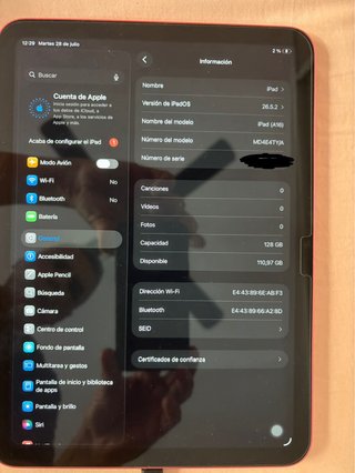 iPad rosa