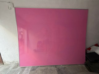Separador/Decorador Pared Rosa Metal