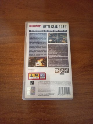 Metal Gear Acid PSP PAL España Konami