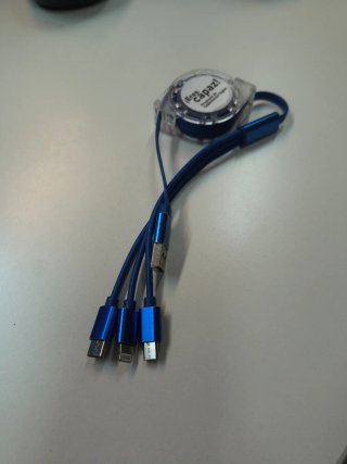 Cargador USB Múltiple Retráctil
