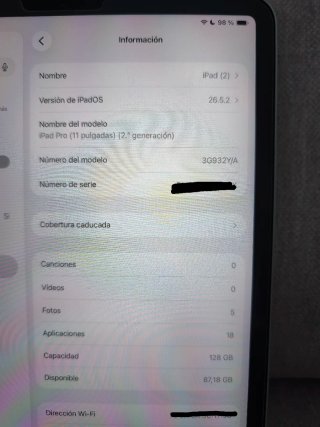 iPad Pro 11" 128Gb