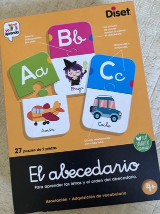 Puzzle El abecedario Diset 27 piezas