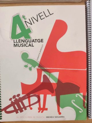Lote libros de viola y lenguaje musical
