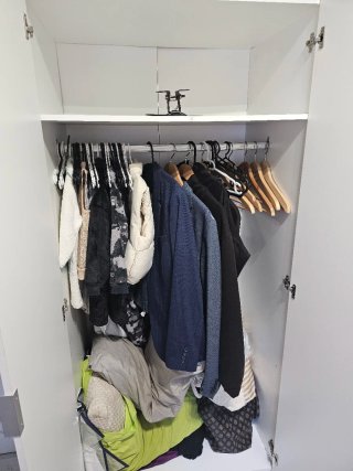 Armarios blancos modulares