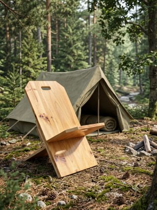 Silla Vikinga Desmontable Madera