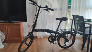 Bicicleta Plegable Zundapp Cityfolder Negra