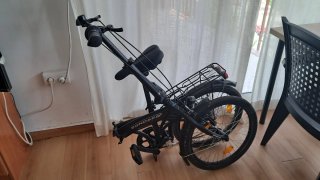Bicicleta Plegable Zundapp Cityfolder Negra