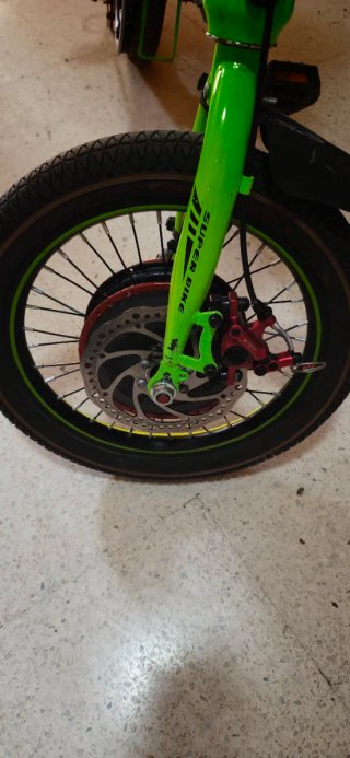 Bicicleta Plegable Verde