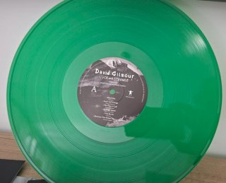 David Gilmour Luck and Strange LP Vinilo Verde