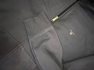 GANT Hoodie Fecho Azul Marinho XXL