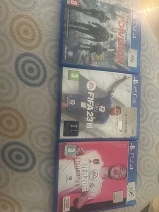 PS4 The Division Ubisoft y FIFA 2023 y FIFA2020
