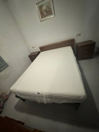 Cama Articulada 135cm + colchón viscoelastico