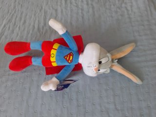 Peluche Bugs Bunny Superman