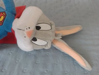 Peluche Bugs Bunny Superman