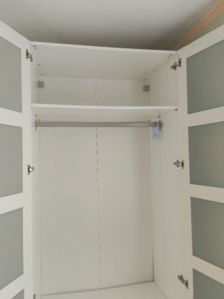 Armario Ikea puertas cristal 100x60x235cm