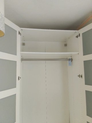 Armario Ikea puertas cristal 100x60x235cm