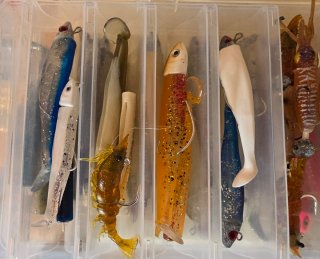 Caja de Vinilos para Pesca Spinning