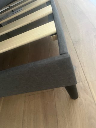 Estructura de cama con cabecero Ikea bed+amazon
