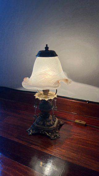 Lámpara de mesita de noche vintage