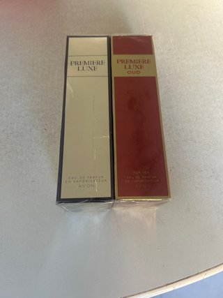 Perfume Premiere Luxe Oud y Clásico Avon