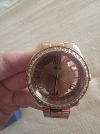 Reloj Lotus Mujer Dorado y Rosa