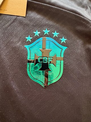Camiseta de fútbol Brasil Nike Negra talla m