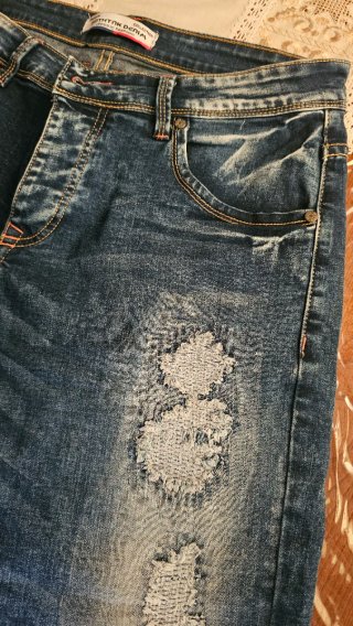 Pinocchietto bermuda jeans uomo SOTTHIK DENIM