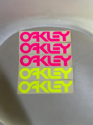 Pegatinas Oakley 6€ x unidad