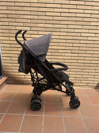 Silla de paseo Jane First Plus gris-negra