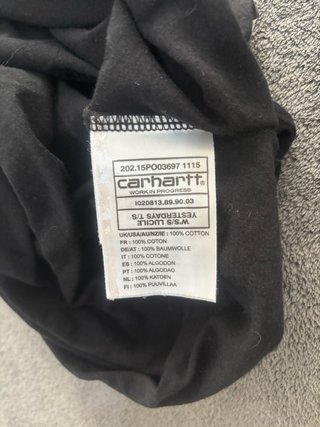 T-shirt Carhartt Donna Nera Taglia M