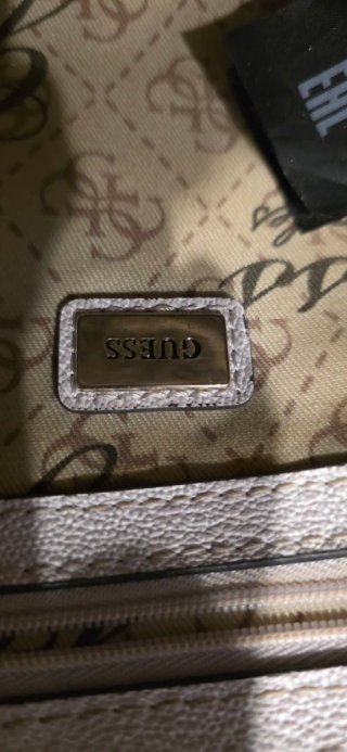 Bolso Guess Beige Monogram