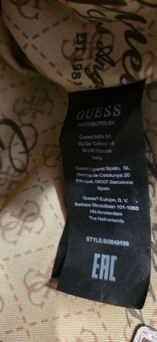 Bolso Guess Beige Monogram