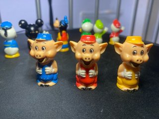 Pencil Toppers Disney Años 70/80. 9 unidades