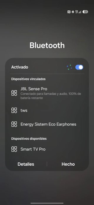 JBL Sense Pro Auriculares Inalámbricos Negros