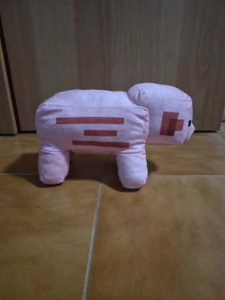 Peluche Oficial Cerdo Minecraft Antiguo