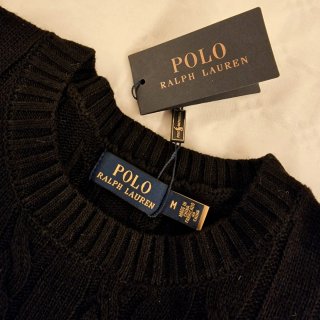 Polo Ralph Lauren Malha Preta Tamanho M