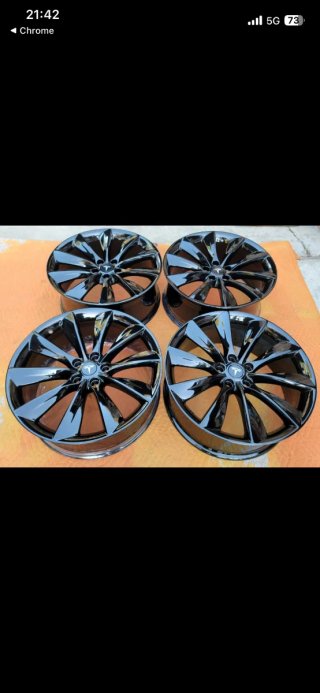 Llantas Tesla Model 21 turbine originales