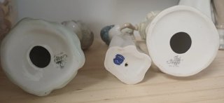 Lote 7 figuras porcelana