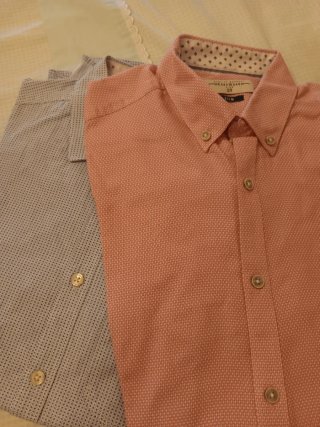 Camicie grigie e rosa